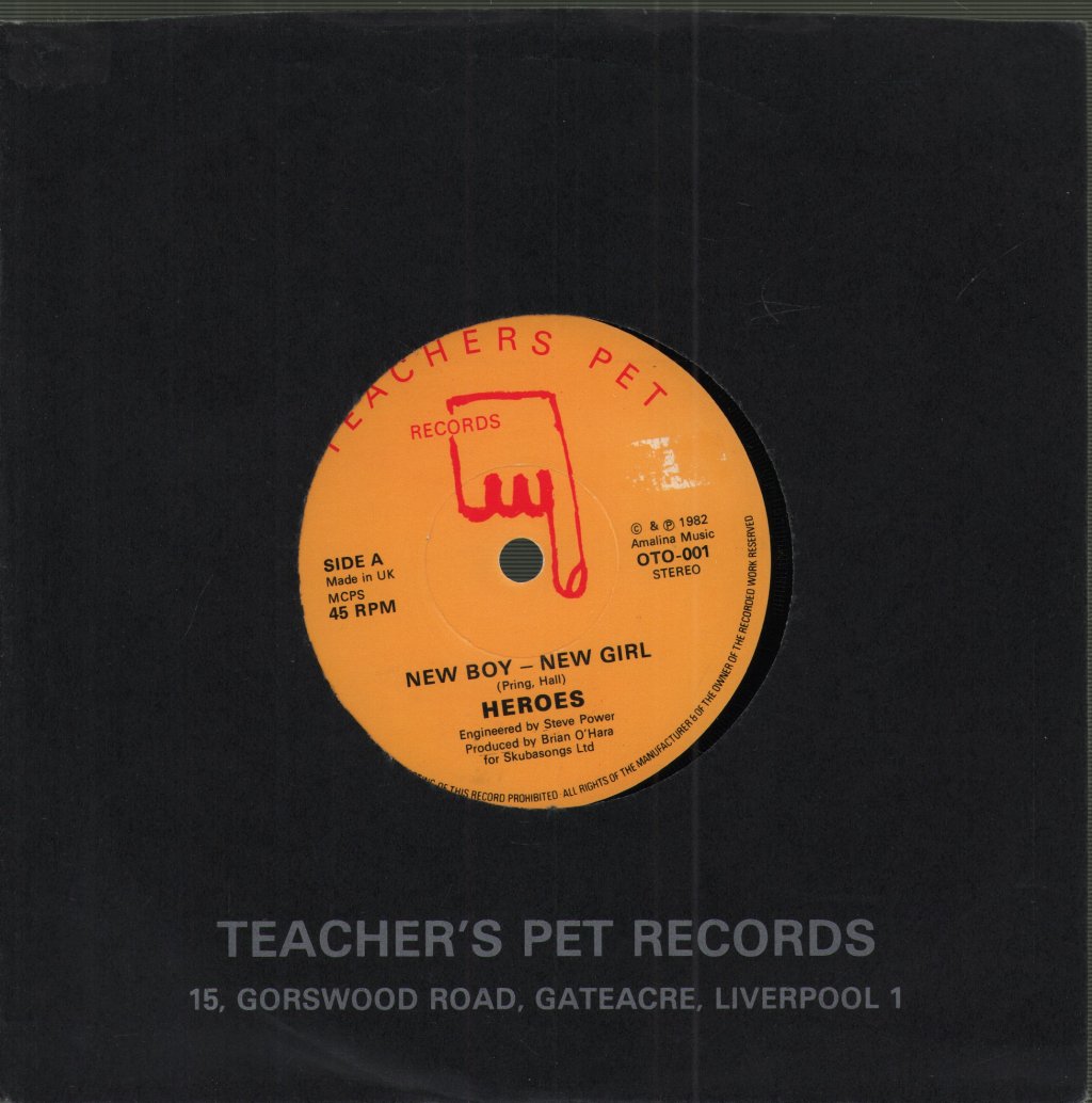 Heroes - New Boy - New Girl - 7 Inch