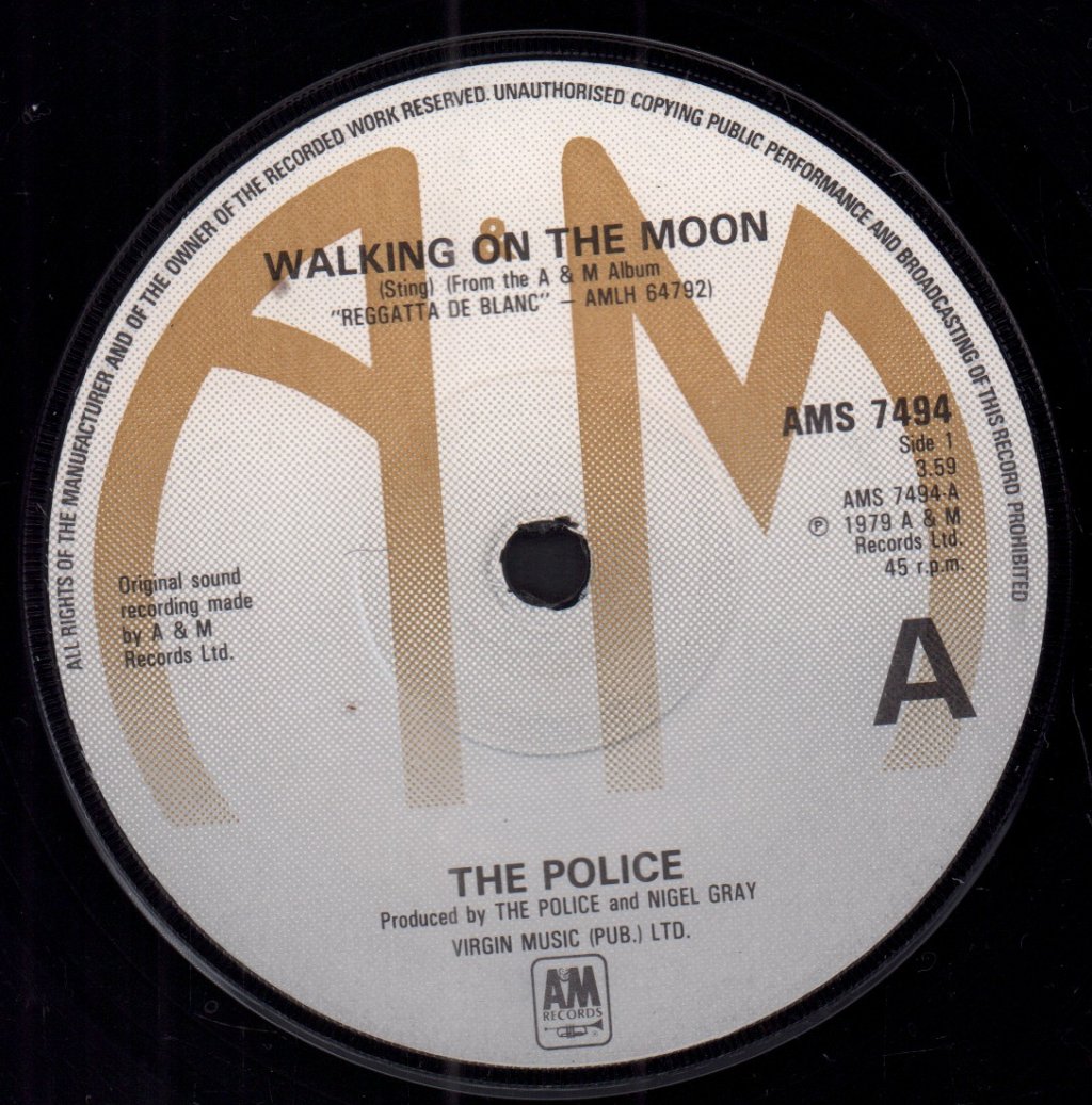 Police - Walking On The Moon - 7 Inch