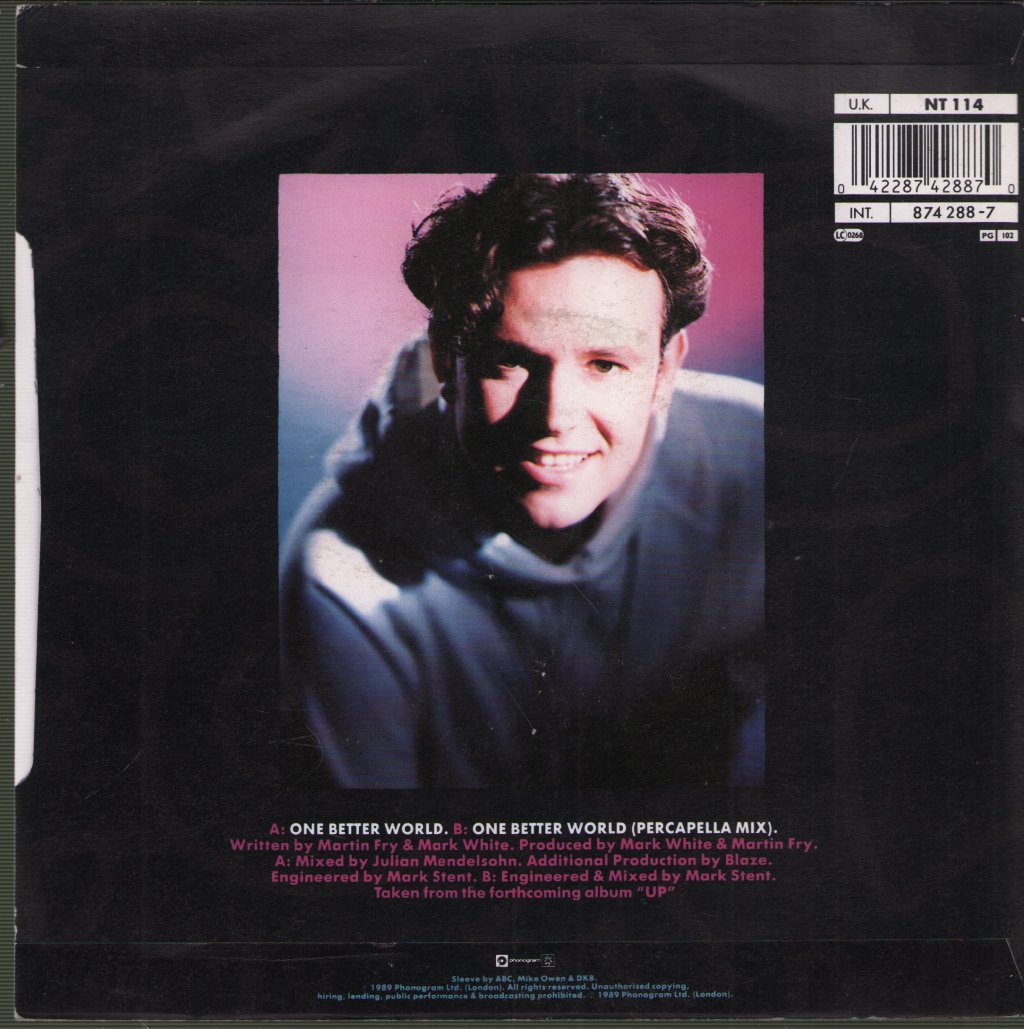 ABC - One Better World - 7 Inch