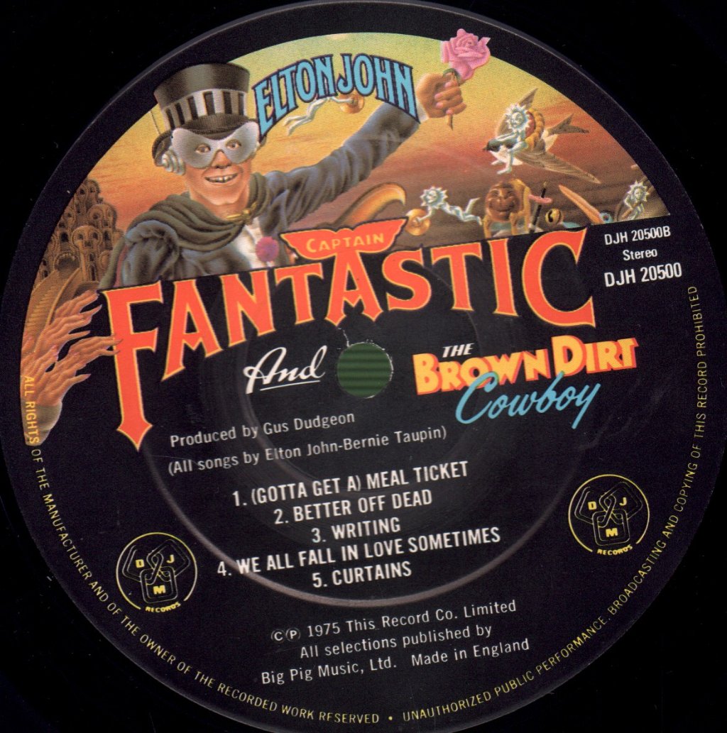 Elton John - Captain Fantastic - Lp