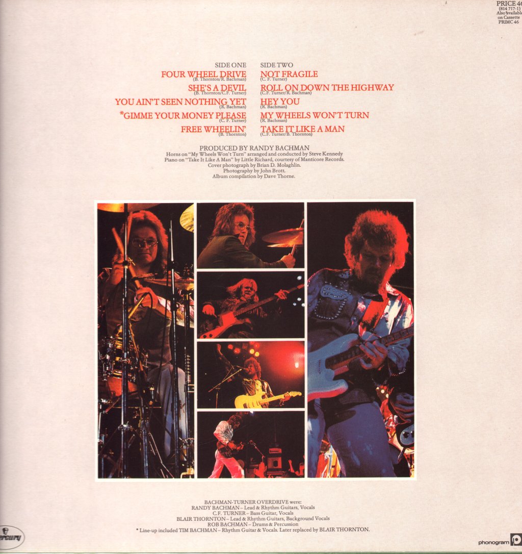 Bachman-Turner Overdrive - You Ain't Seen Nothing Yet - Lp