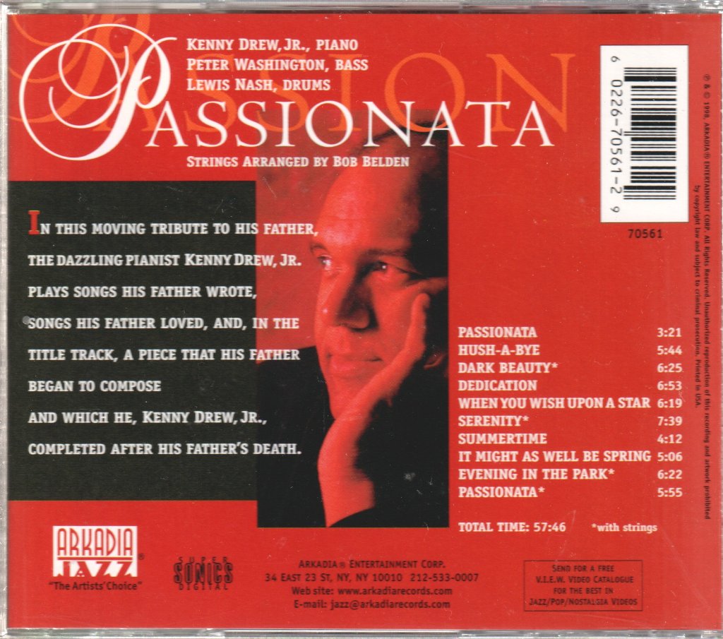 Kenny Drew Jr. - Passionata - Cd