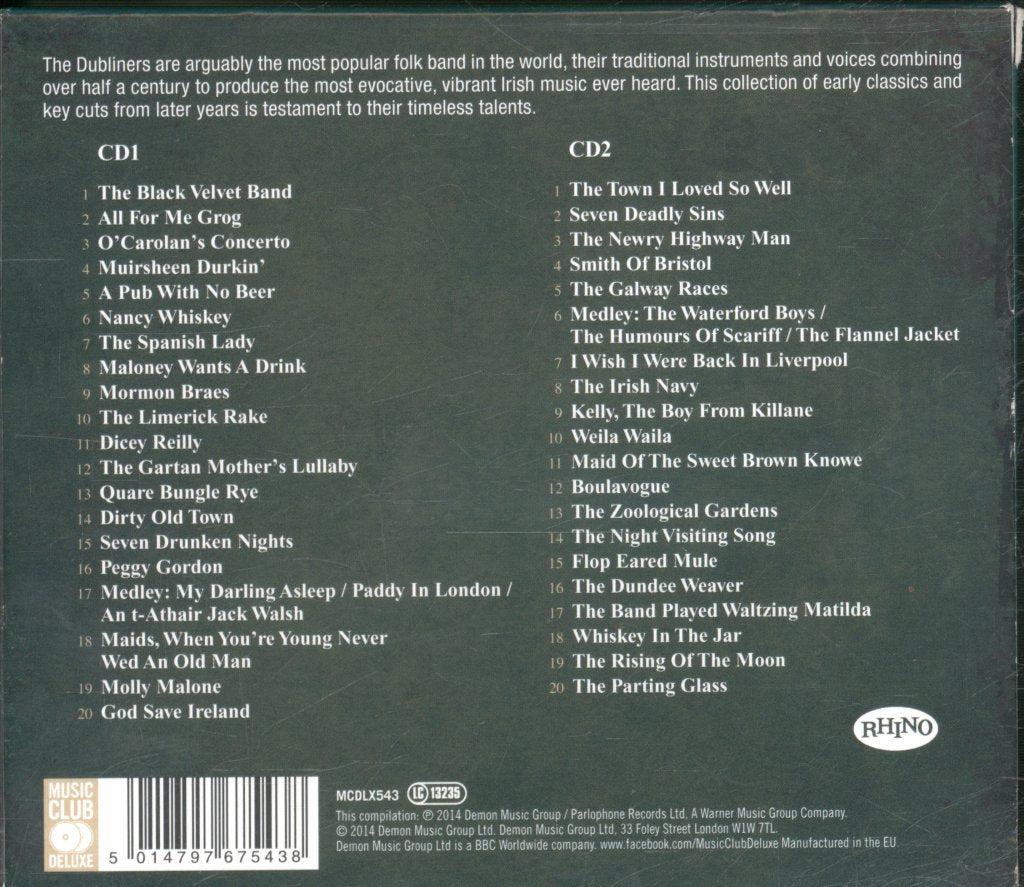 Dubliners - Collection - Double Cd