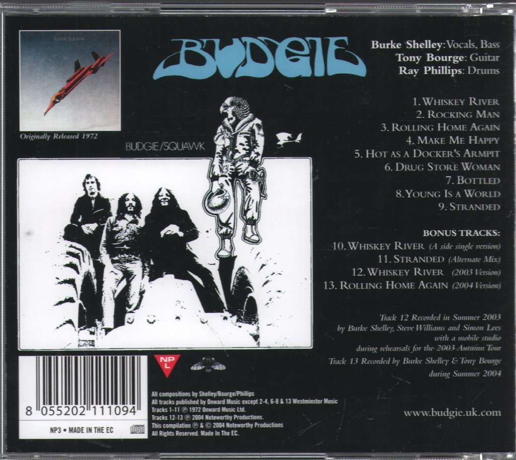 Budgie - Squawk - Cd