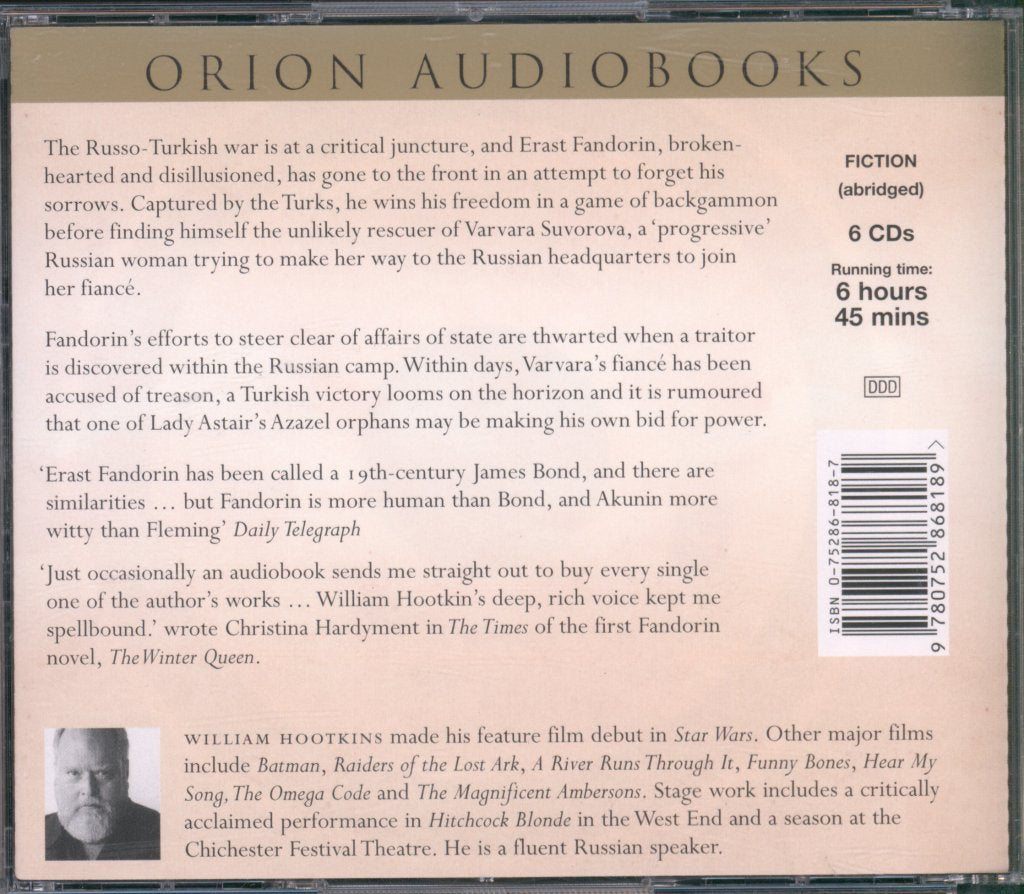 William Hootkins - Boris Akunin - Turkish Gambit - Cd Set