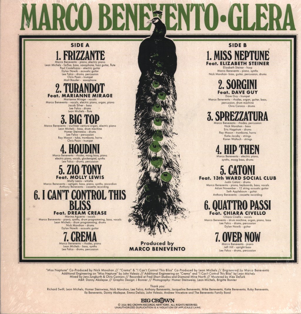 Marco Benevento - Glera - Lp