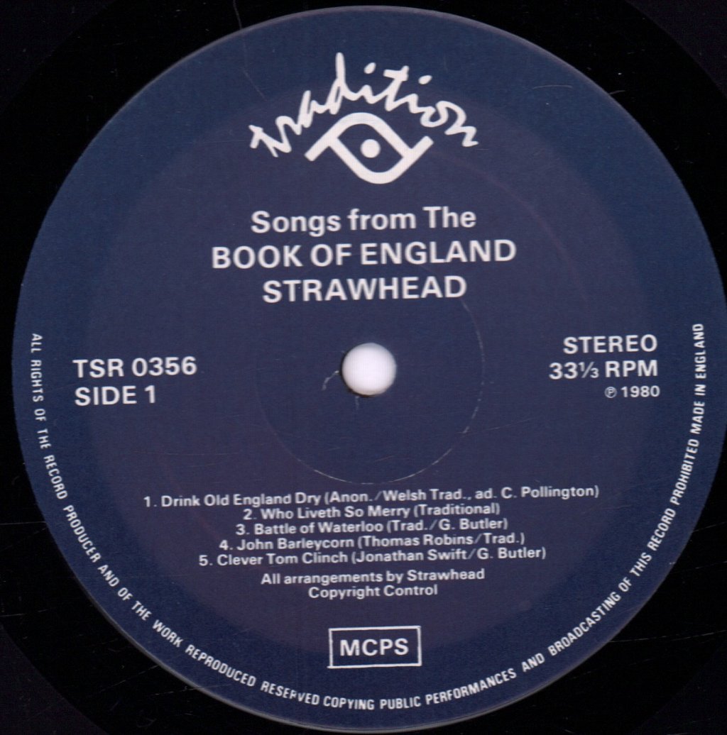 Strawhead - Songs From The Book Of England - Double Lp