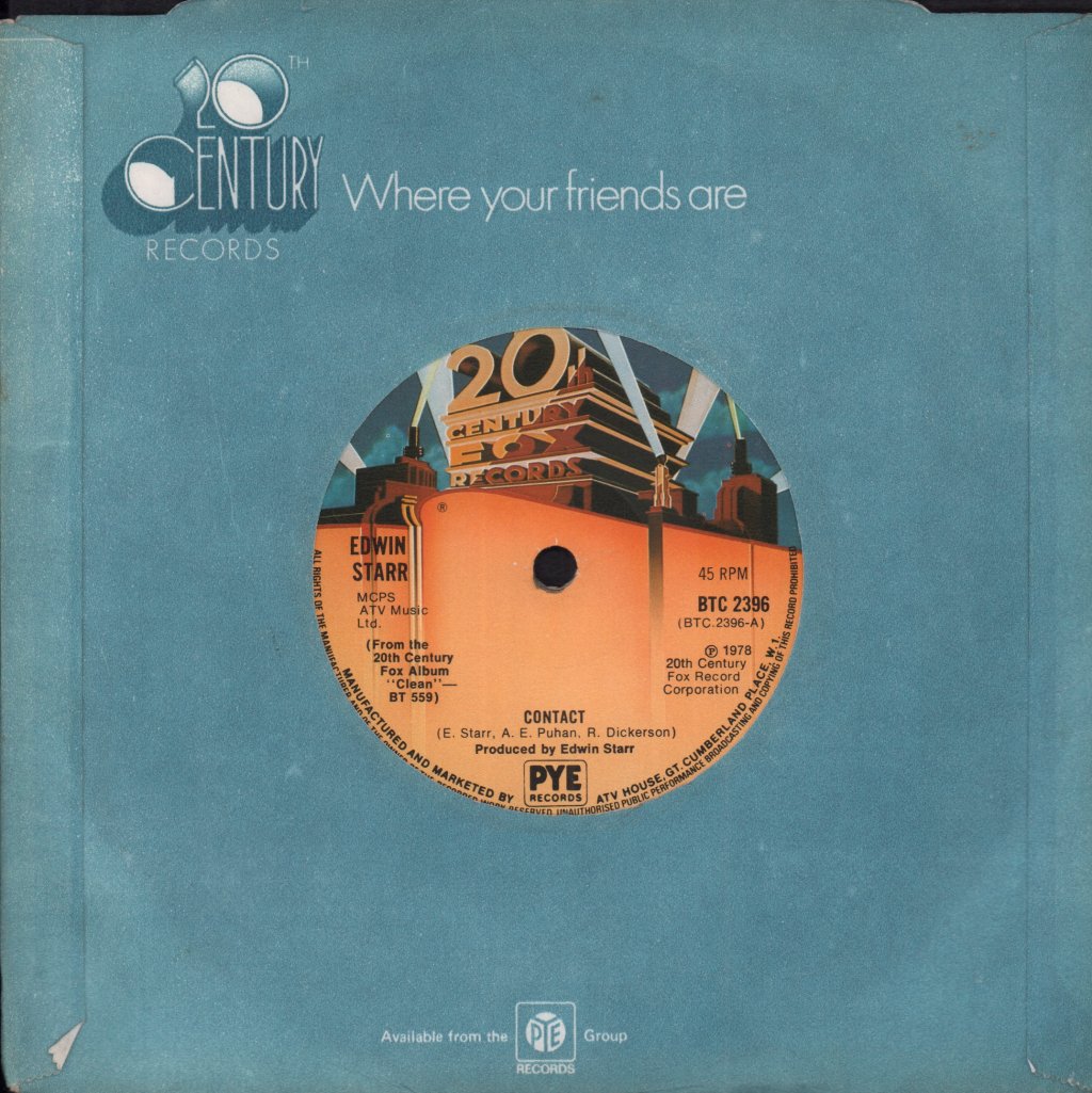 Edwin Starr - Contact - 7 Inch