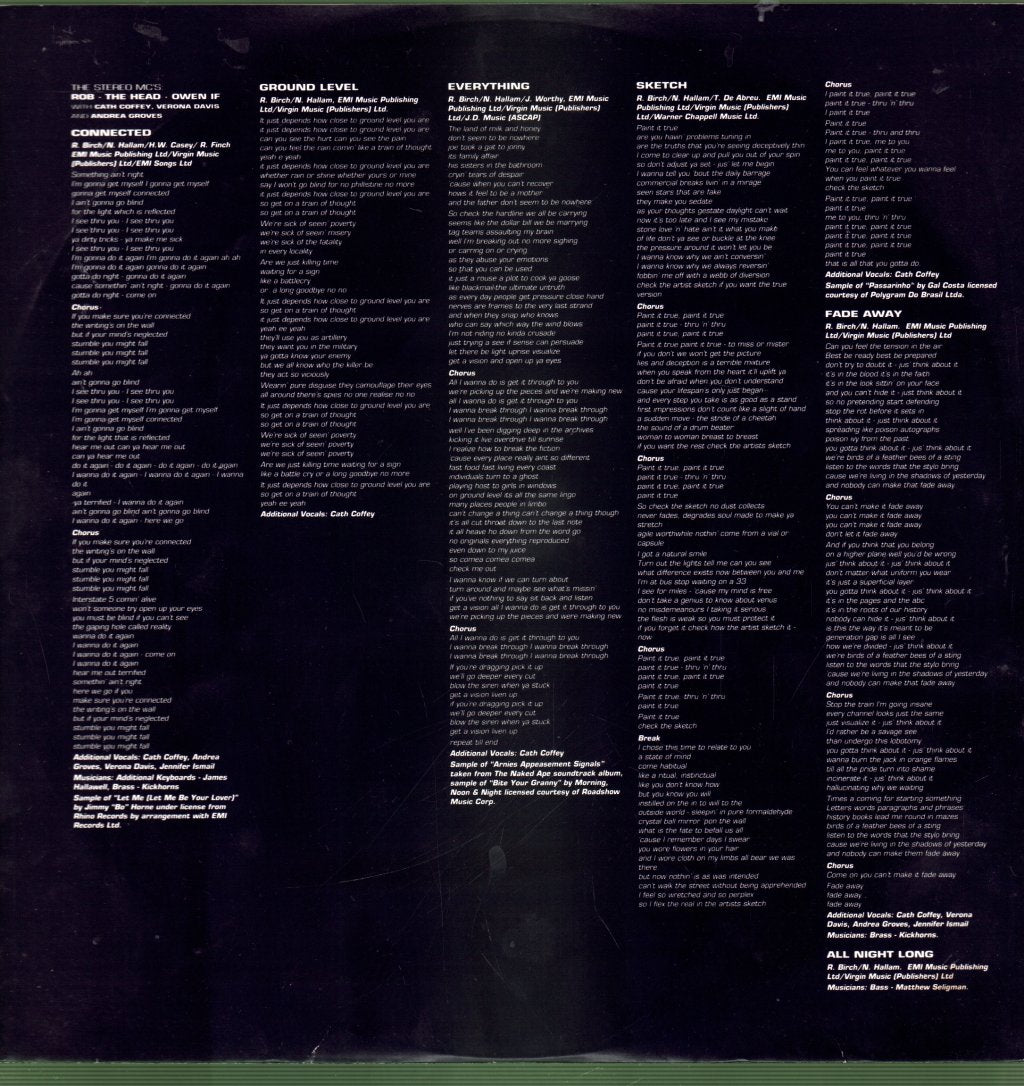 Stereo Mc's - Connected - Lp