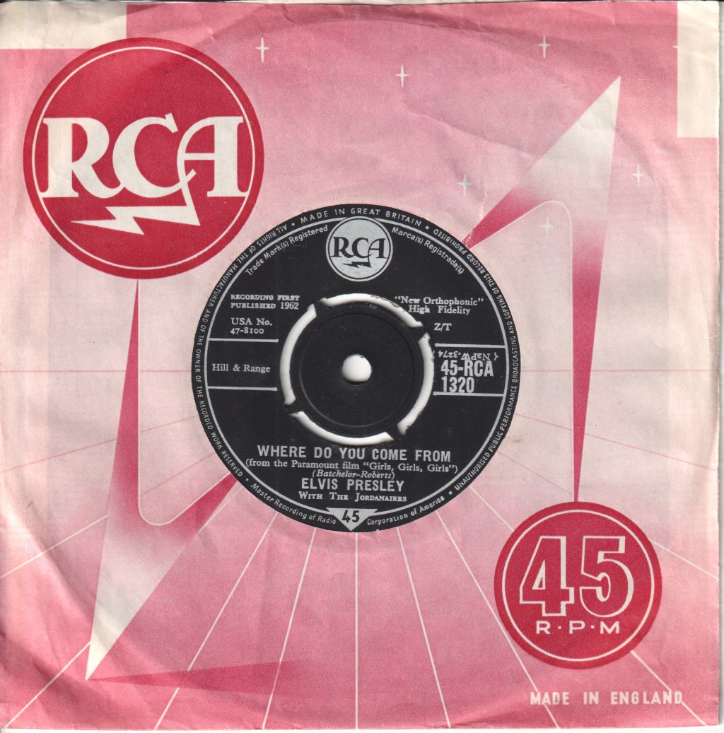 Elvis Presley - Return To Sender - 7 Inch