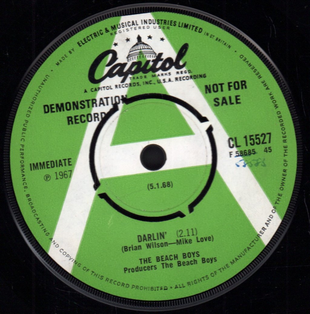 Beach Boys - Darlin' / Country Air - 7 Inch