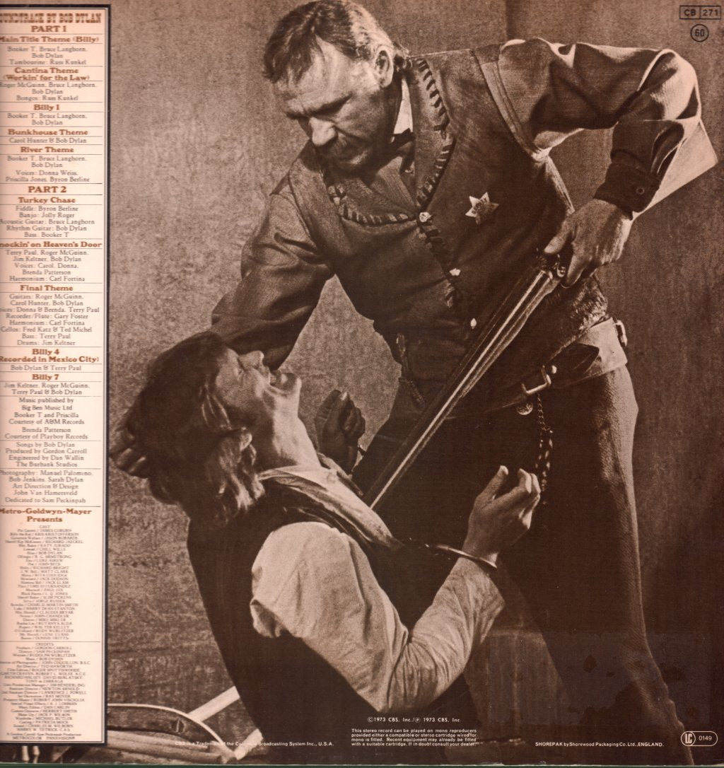 Bob Dylan - Pat Garrett And Billy The Kid - Lp