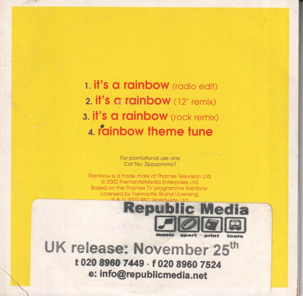 Rainbow (Television Show) - It's A Rainbow - Cd