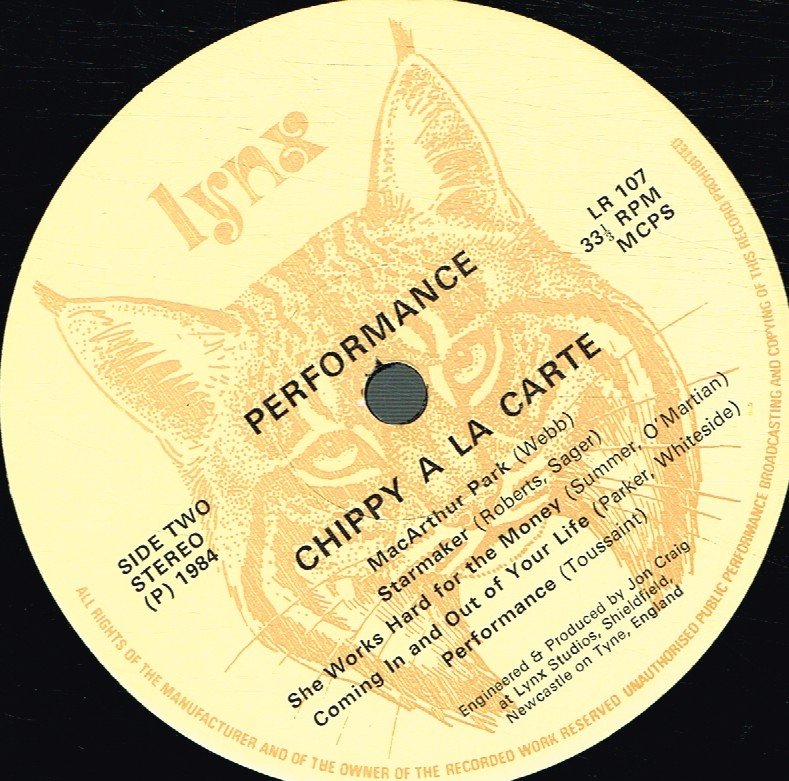 Chippy A La Carte - Performance - Lp