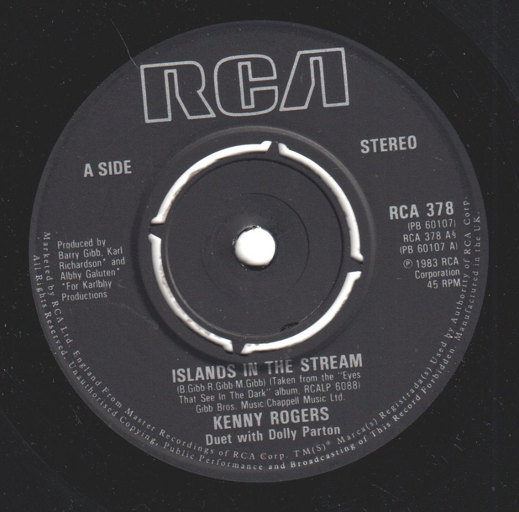 Kenny Rogers And Dolly Parton - Islands In The Stream - 7 Inch