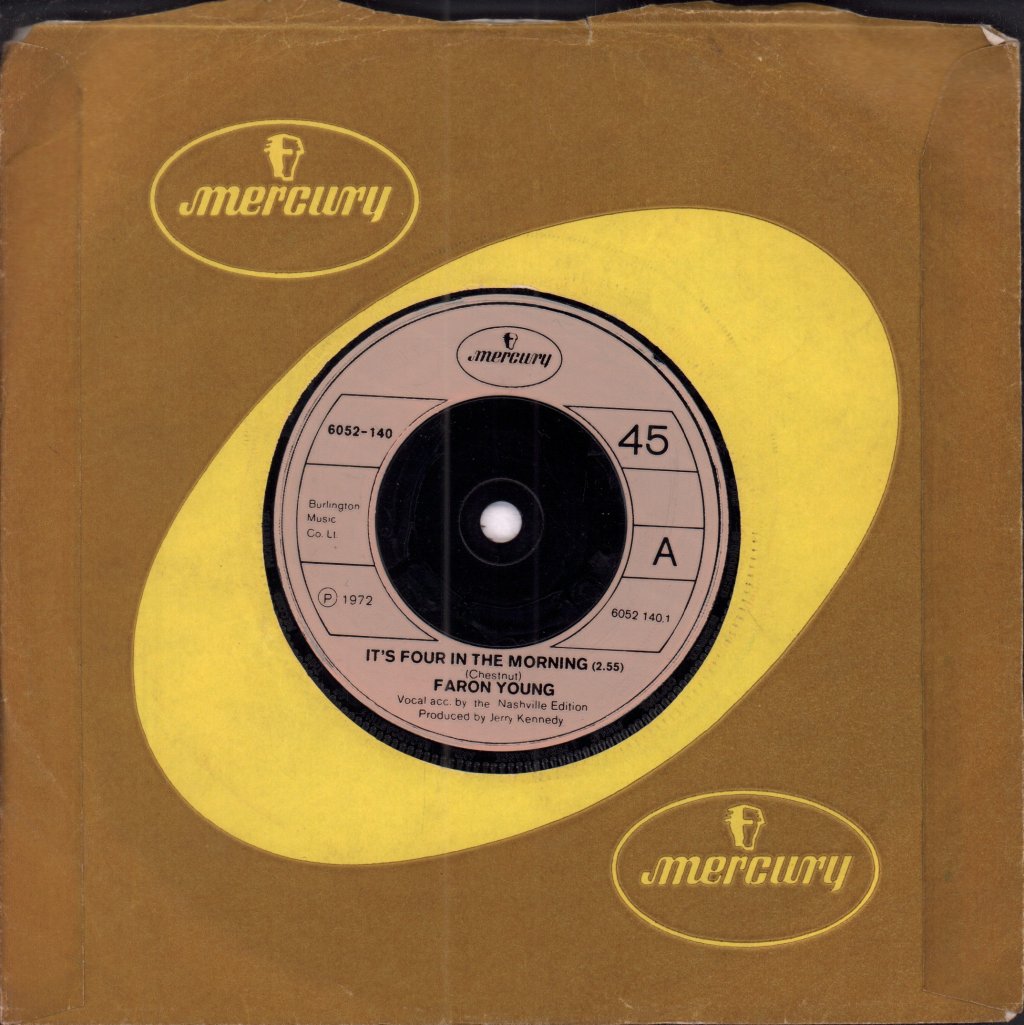 Faron Young - It's Four In The Morning - 7 Inch
