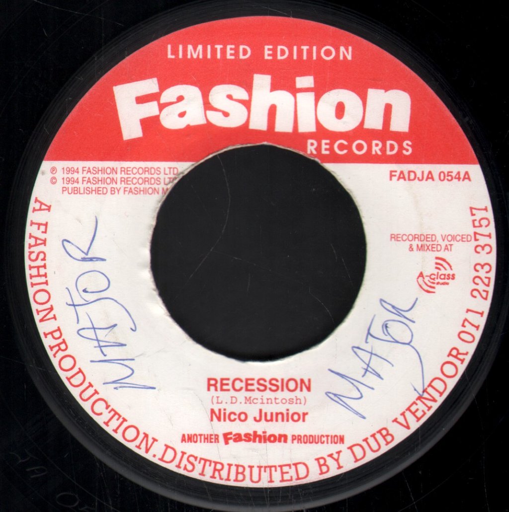 Nico Junior - Recession - 7 Inch