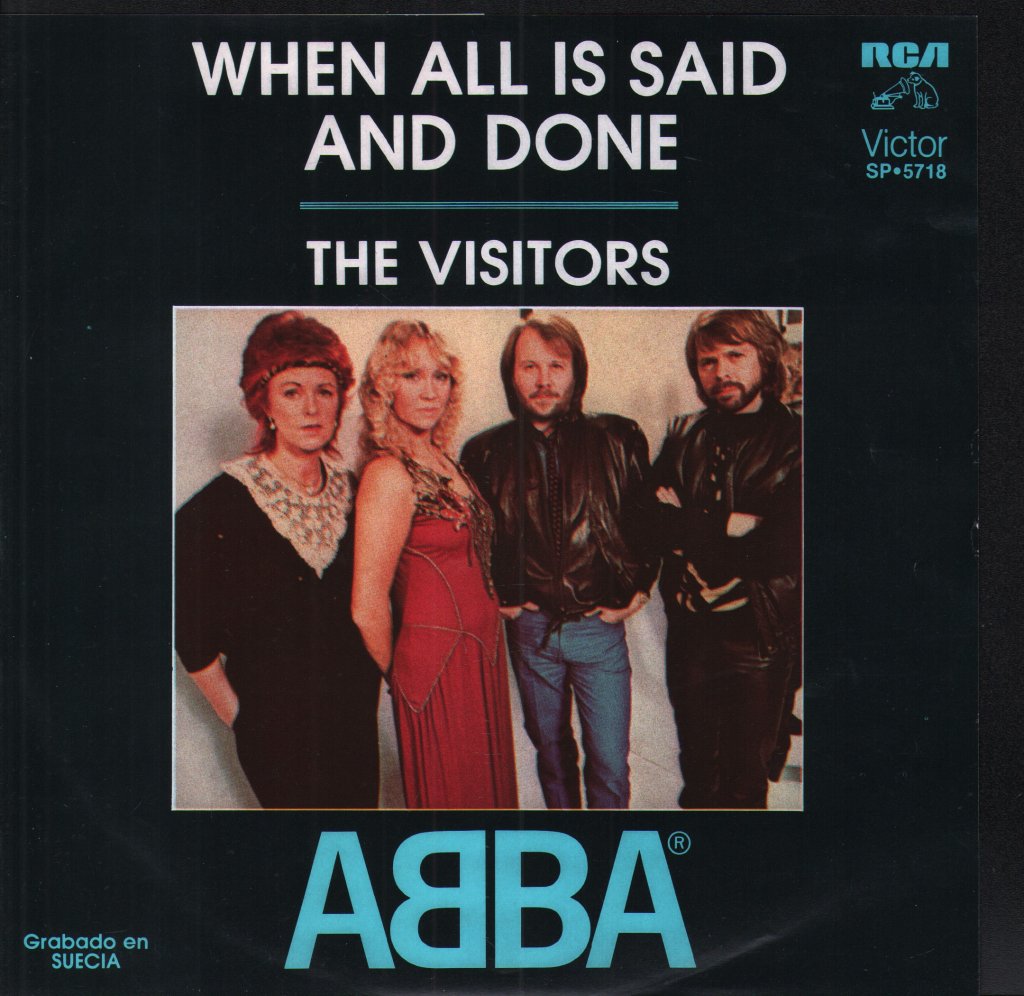 ABBA - When All Is Said And Done - 7 Inch