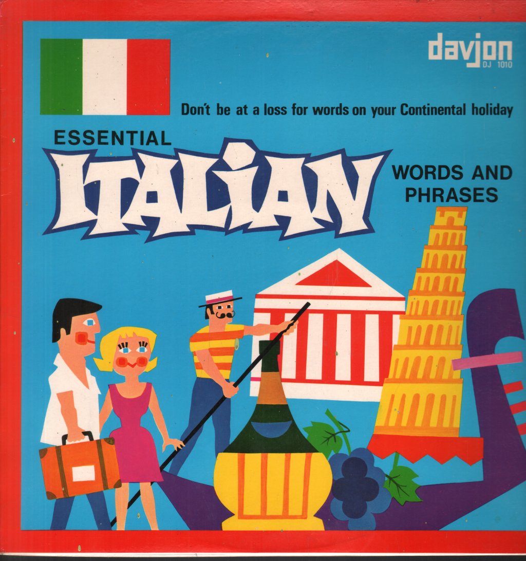 G Porro and P Franchetto - Italian Phrases And Words - Lp