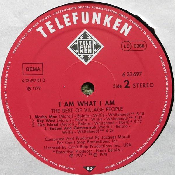 Village People - I Am What I Am - The Best Of Village People - Lp