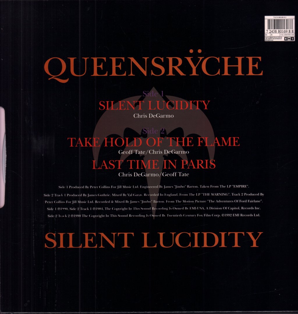Queensryche - Silent Lucidity - 12 Inch