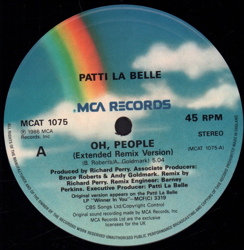 Patti Labelle - Oh, People - 12 Inch