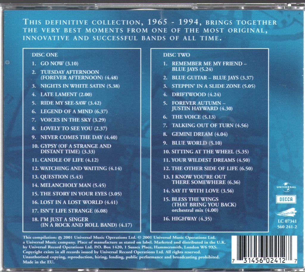 Moody Blues - Collection - Double Cd