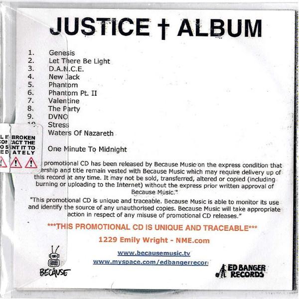 Justice - † Album - Cdr