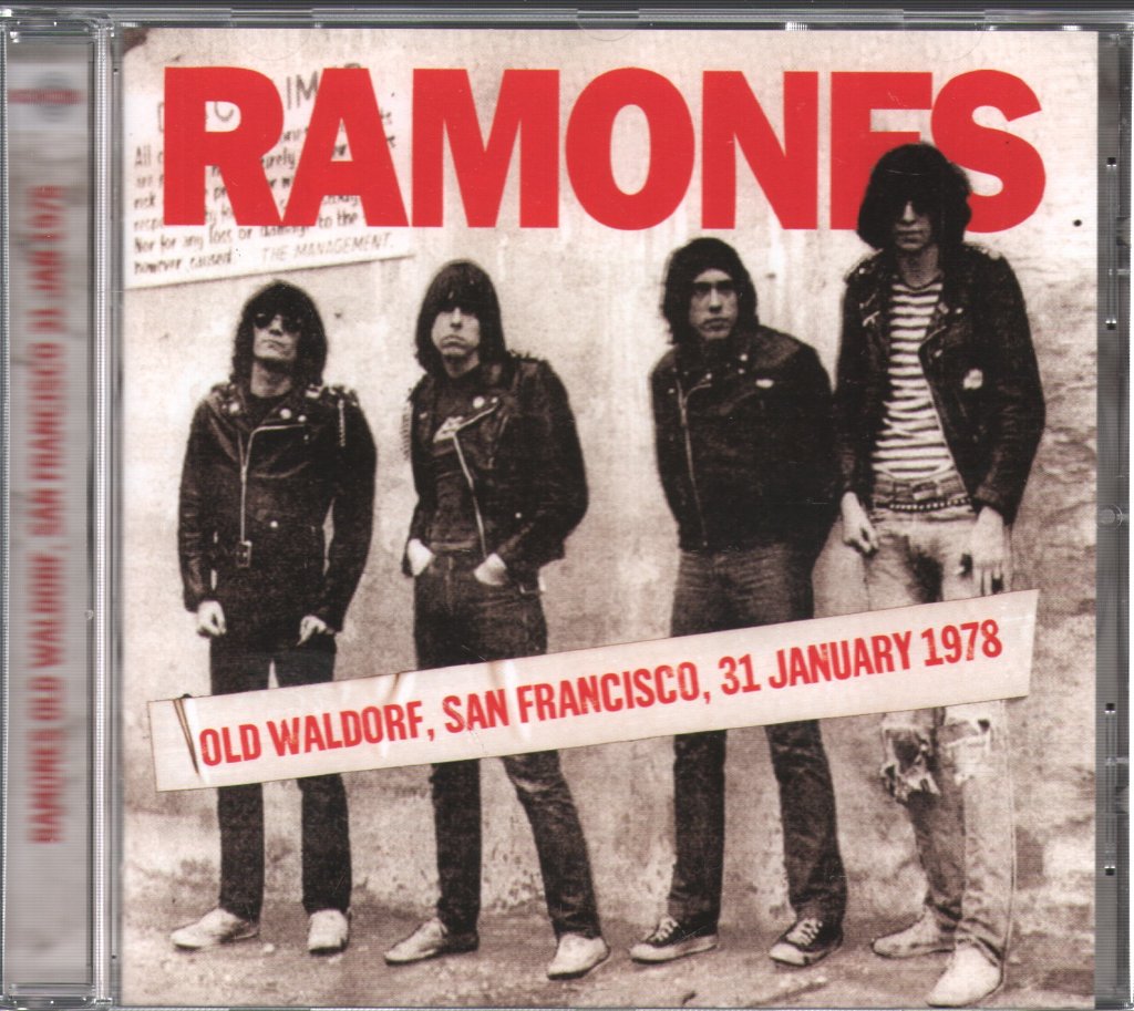 Ramones - Old Waldorf, San Francisco, 31 January 1978 - Cd