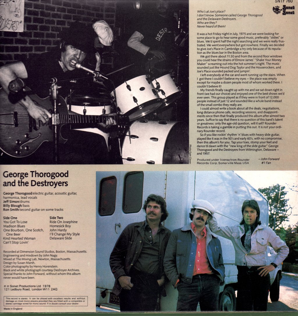 George Thorogood And The Destroyers - George Thorogood And The Destroyers - Lp