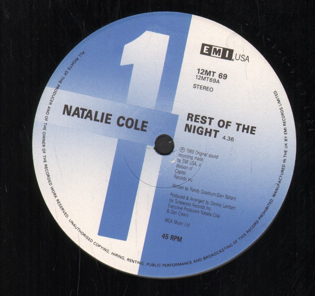 Natalie Cole - Rest Of The Night - 12 Inch