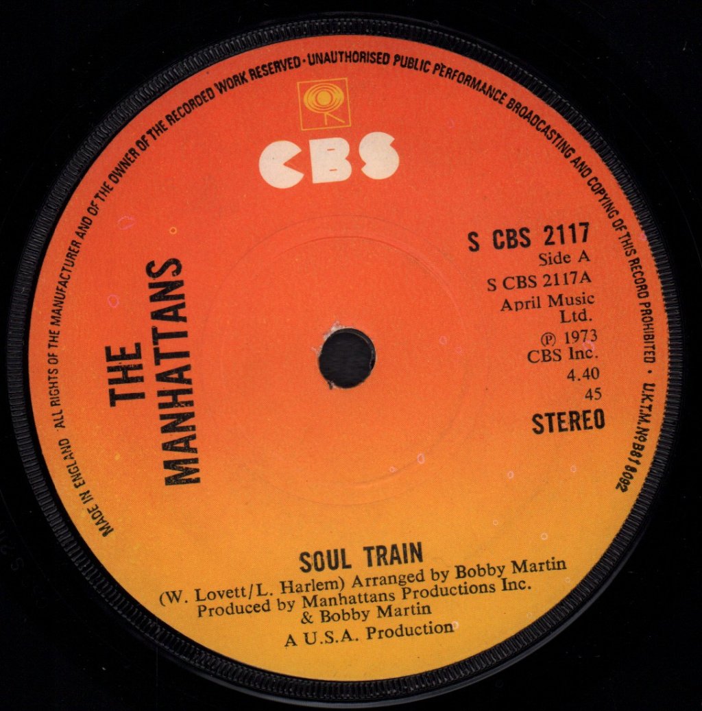 Manhattans - Soul Train - 7 Inch