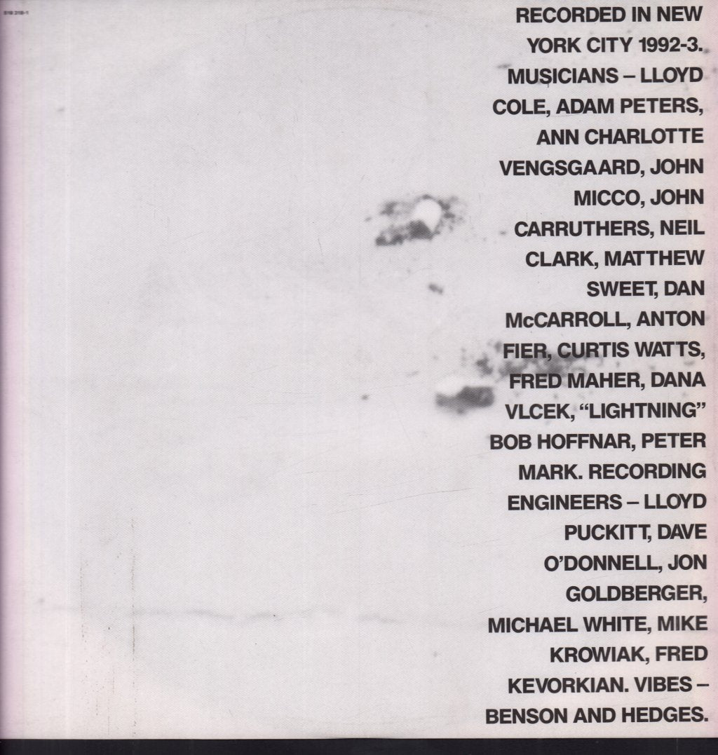 Lloyd Cole - Bad Vibes - Lp