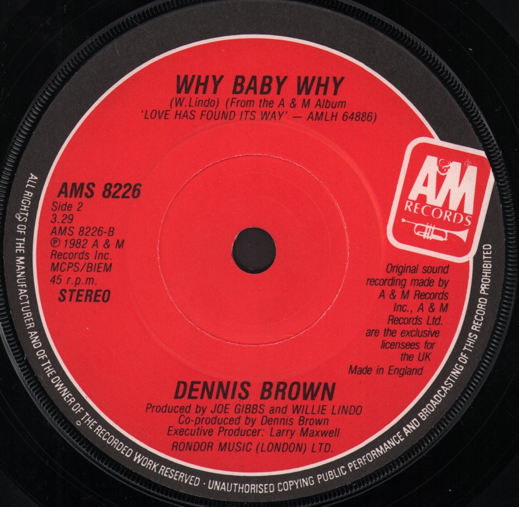 Dennis Brown - Love Has Found It's Way - 7 Inch