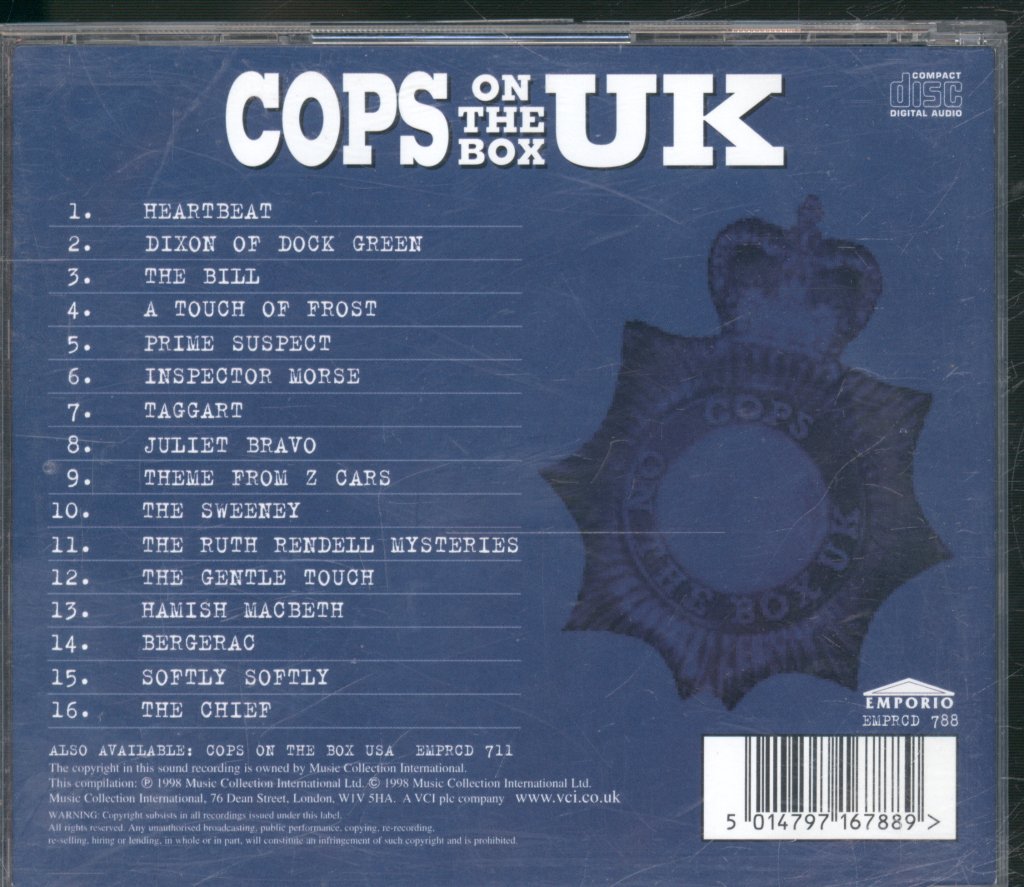 London Theatre Orchestra - Cops On The Box UK - Cd