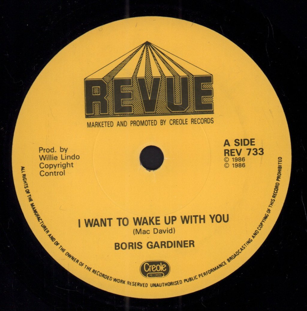 Boris Gardiner - I Want To Wake Up With You - 7 Inch