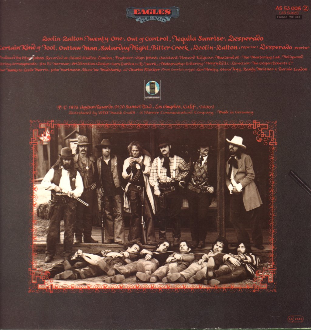 Eagles - Desperado - Lp