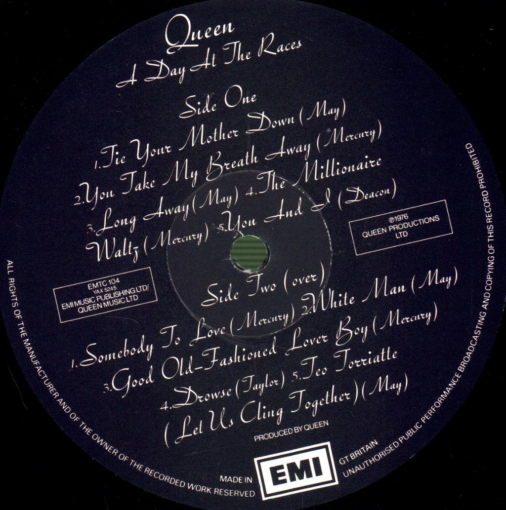 Queen - A Day At The Races - Lp