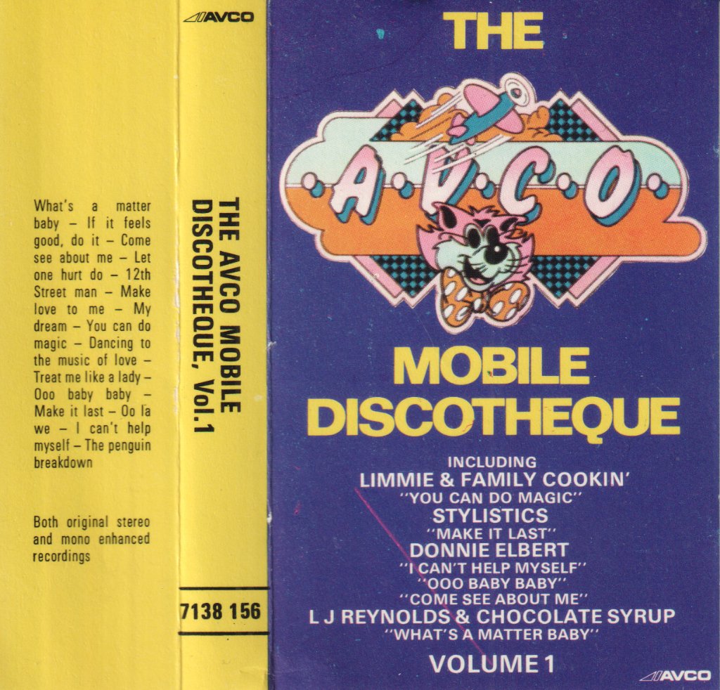 Various Artists - Avco Mobile Discotheque Vol 1 - Cassette