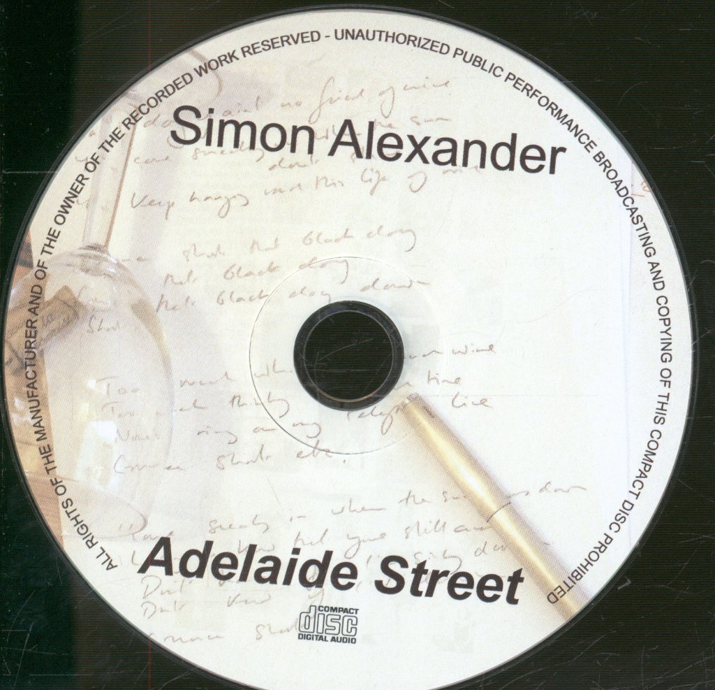 Simon Alexander - adelaide street - Cd