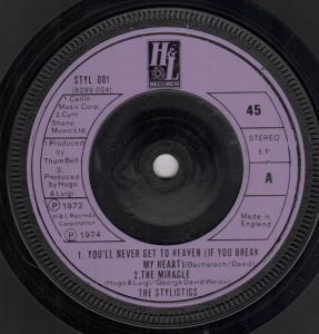 Stylistics - You'll Never Get To Heaven - 7 Inch