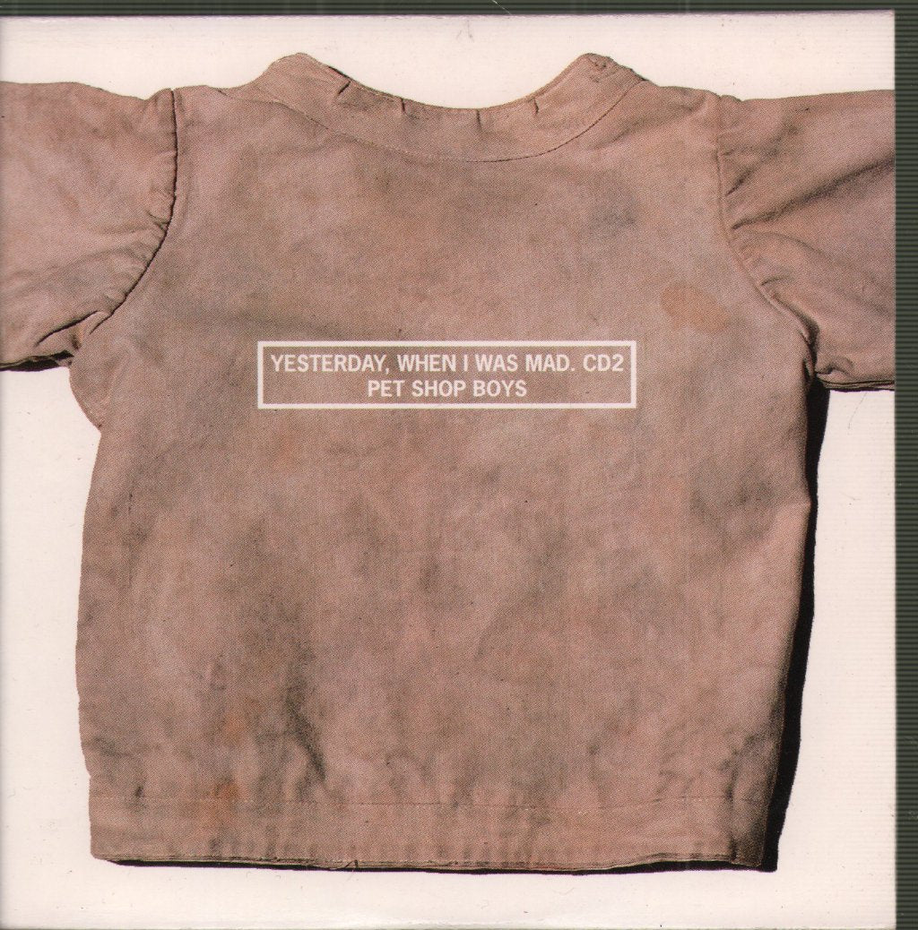 Pet Shop Boys - Yesterday, When I Was Mad - Cd