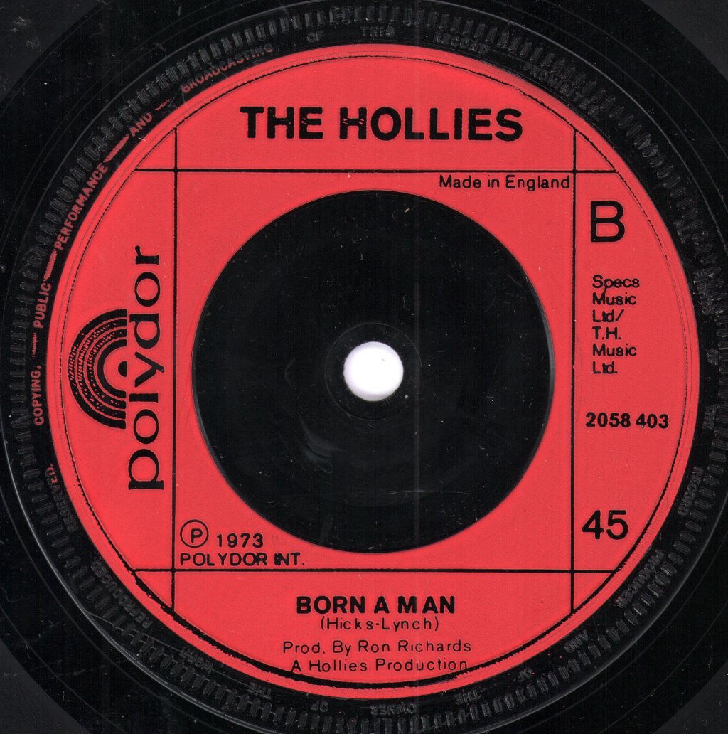 Hollies - Day That Curly Billy Shot Down Crazy Sam McGee - 7 Inch