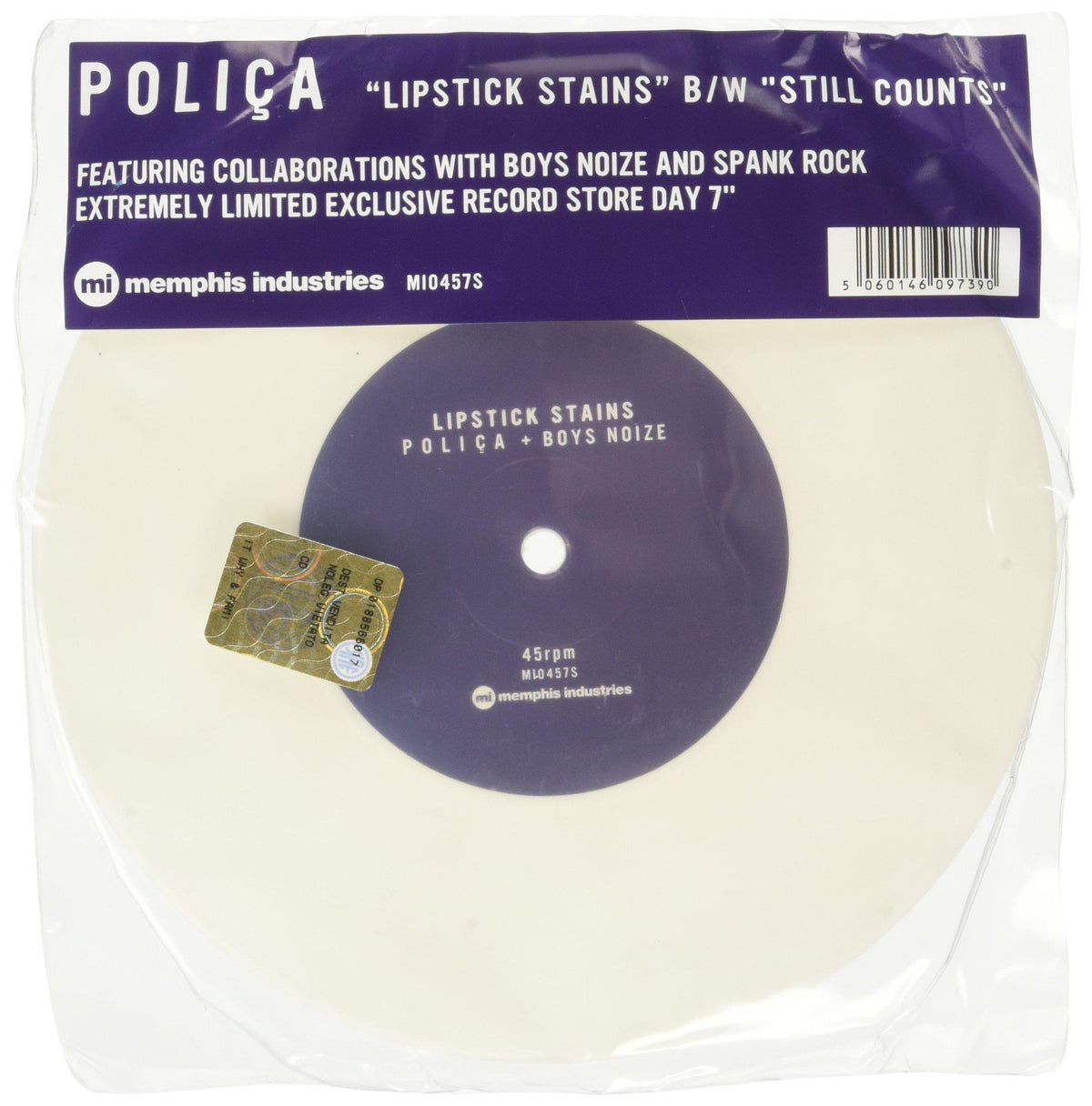 Polica - Lipstick Stains / Still Counts - 7 Inch