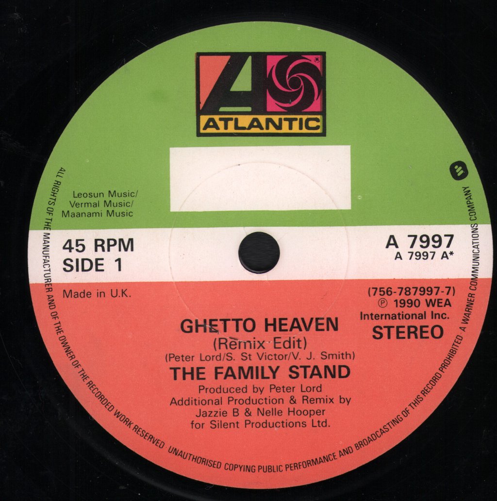 Family Stand - Ghetto Heaven - 7 Inch