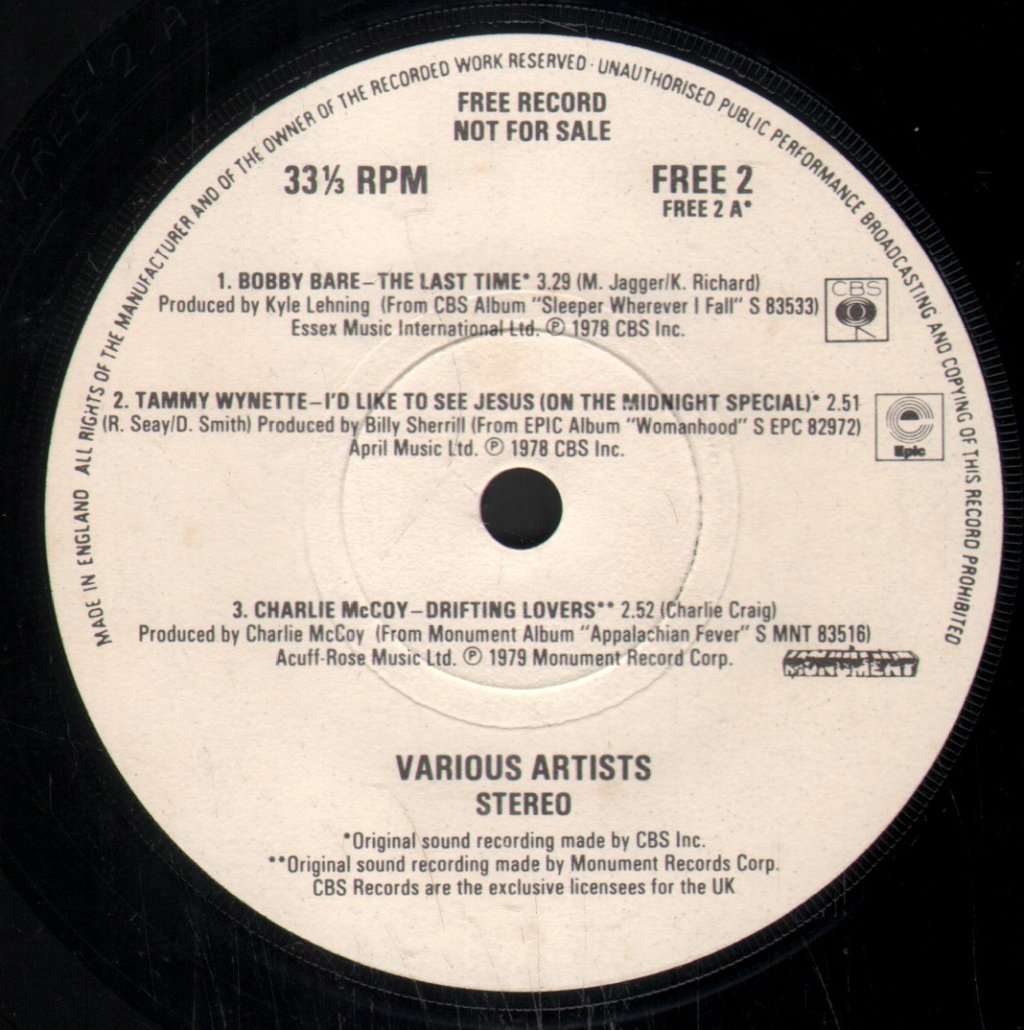 Various Artists - Fresh Country Cream - 7 Inch