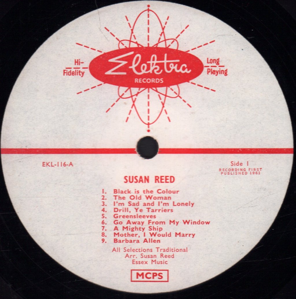 Susan Reed - Susan Reed - Lp
