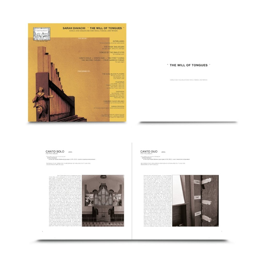 Sarah Davachi - Will Of Tongues - Double Cd