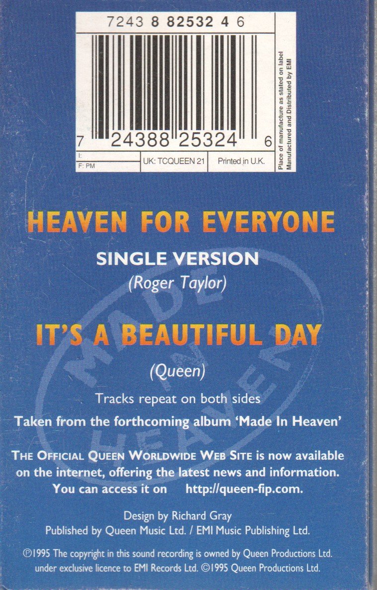 Queen - Heaven For Everyone - Cassette