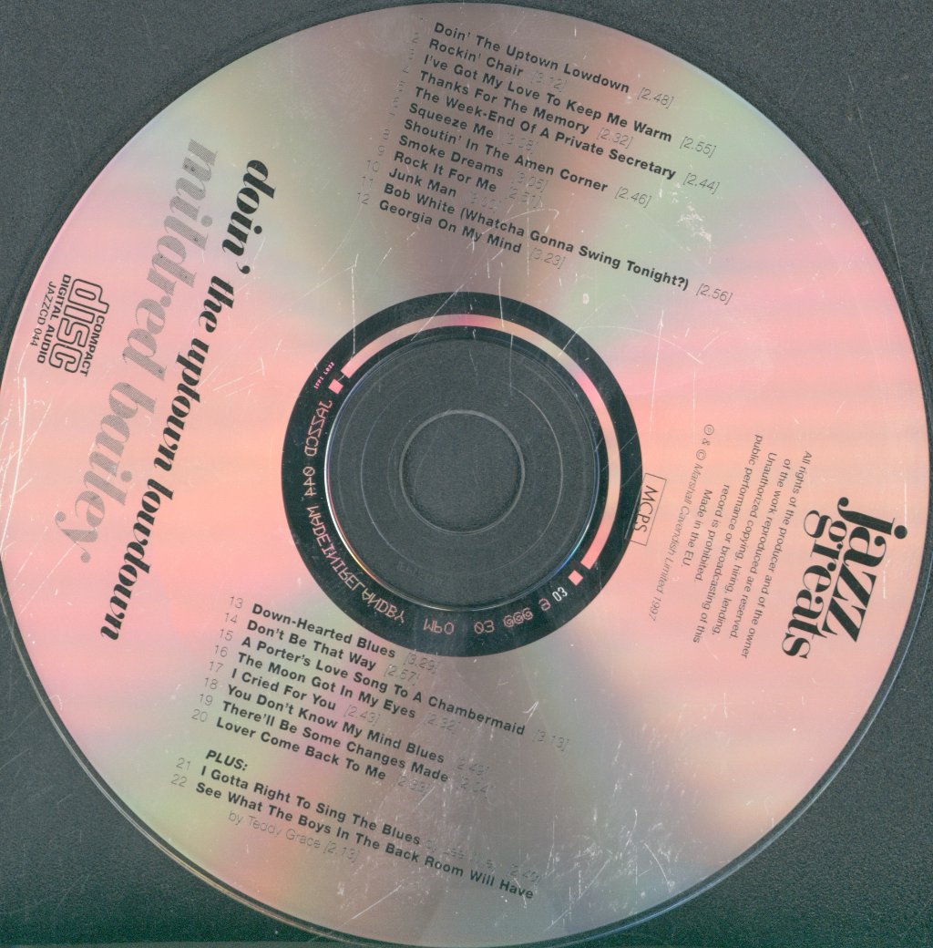 Mildred Bailey - Doin' The Uptown Lowdown - Cd